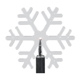 LED-lys i Snowflake-design (5 stk.)